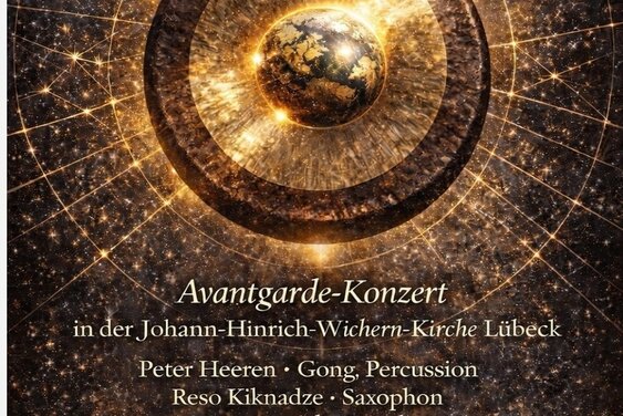 Gong auf Plakat - Copyright: Peter Heeren 