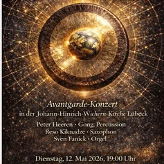 Gong auf Plakat